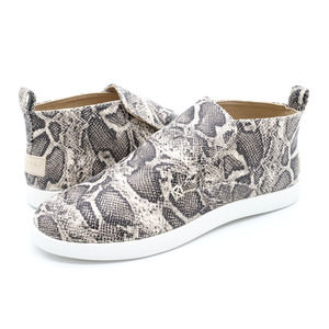 Yellow Box Oriana Womens 8.5 Sneakers Snake Print Fabric Casual Fashion Shoes